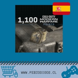 Call Of Duty Warzone: 1100 POINTS [PS4 CHILE] 