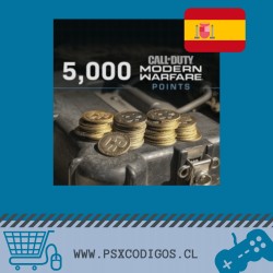 Call Of Duty Warzone: 5000 POINTS [PS4 CHILE] 