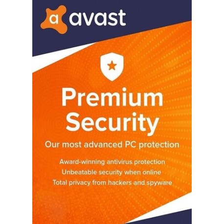 Antivirus Avast Premium Security [1 AÑO 1 DISPOSITIVO]
