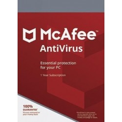 Antivirus McAfee AntiVirus [1 AÑO 1 DISPOSITIVO]